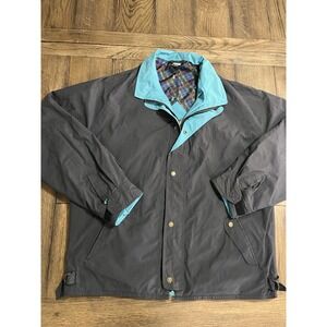 VINTAGE Thomas E. Wilson Golf GORE-TEX Waterproof Full Zip Black Jacket  L